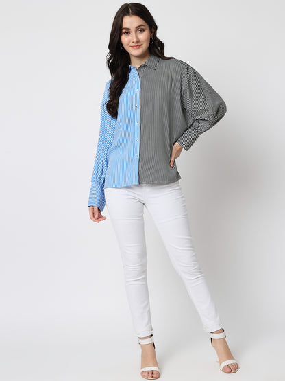 Women Classic Striped Casual Shirt