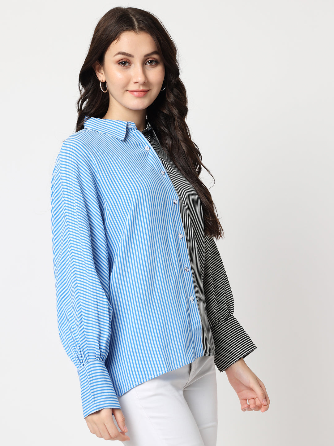 Women Classic Striped Casual Shirt